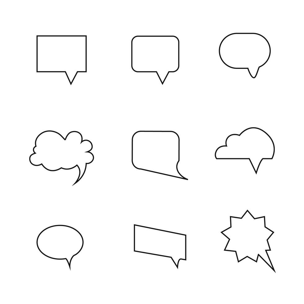 Message Chat box Bubble Vectors