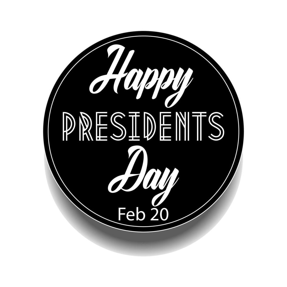 Presidents Day Sign vector