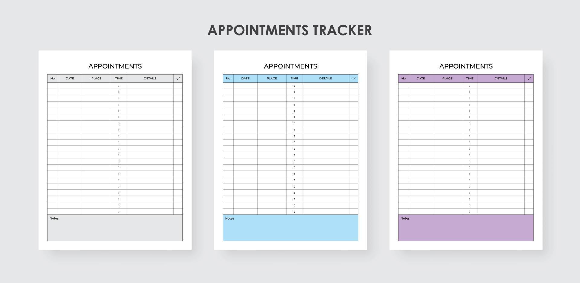 appointment-reminder-tracker-printable-meeting-tracker-17711454-vector-art-at-vecteezy