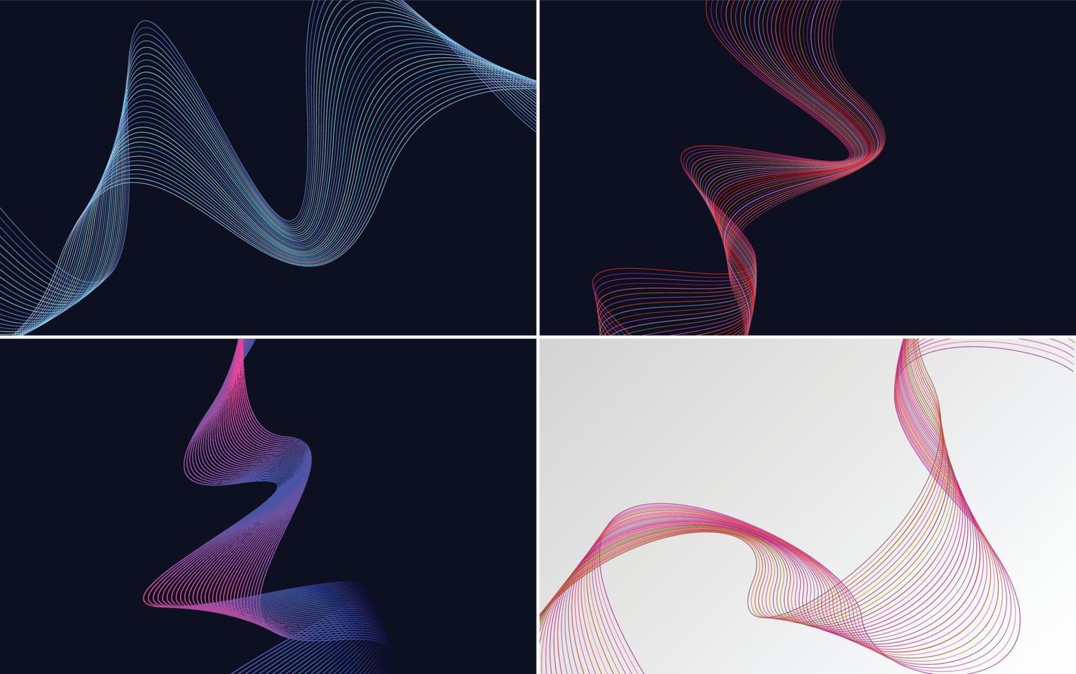 Use these vector backgrounds to add a modern touch to your project