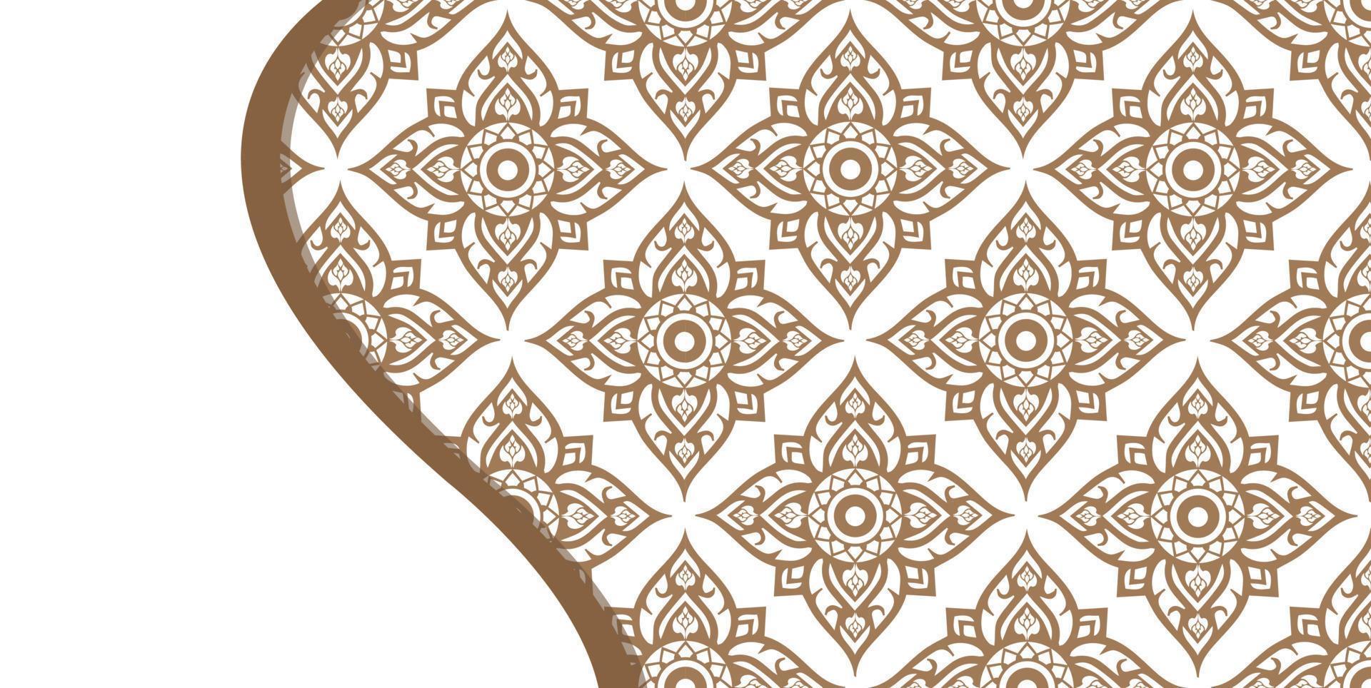 Thai Line Fabric tradional background vector