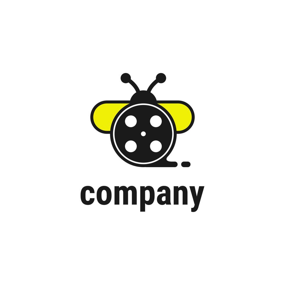 logotipo de estudio de abeja vector