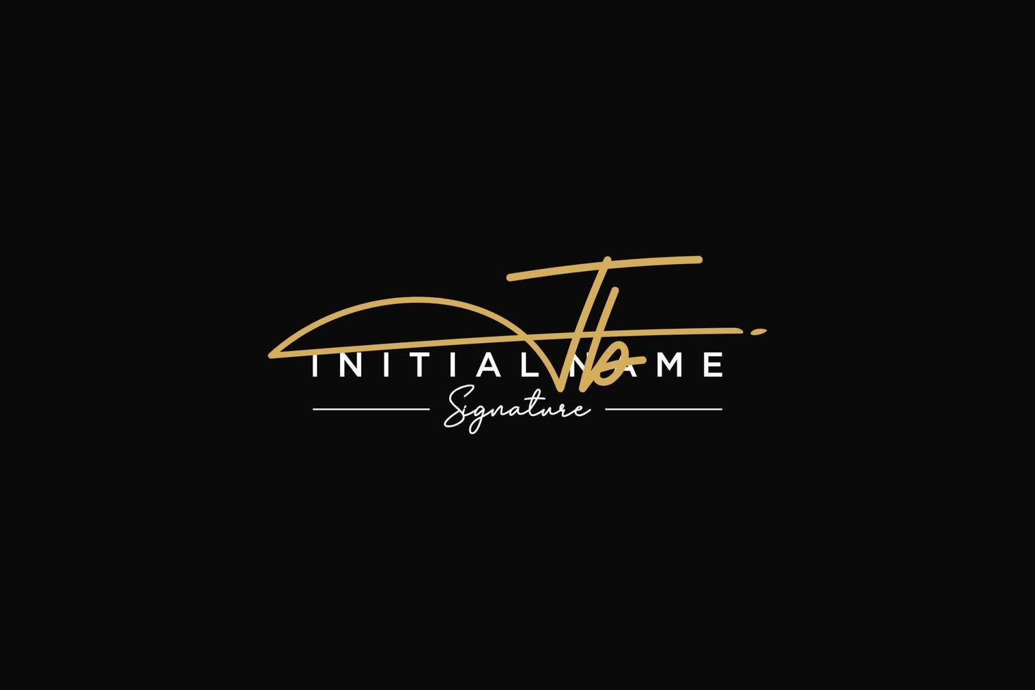 Initial TB signature logo template vector. Hand drawn Calligraphy lettering Vector illustration.