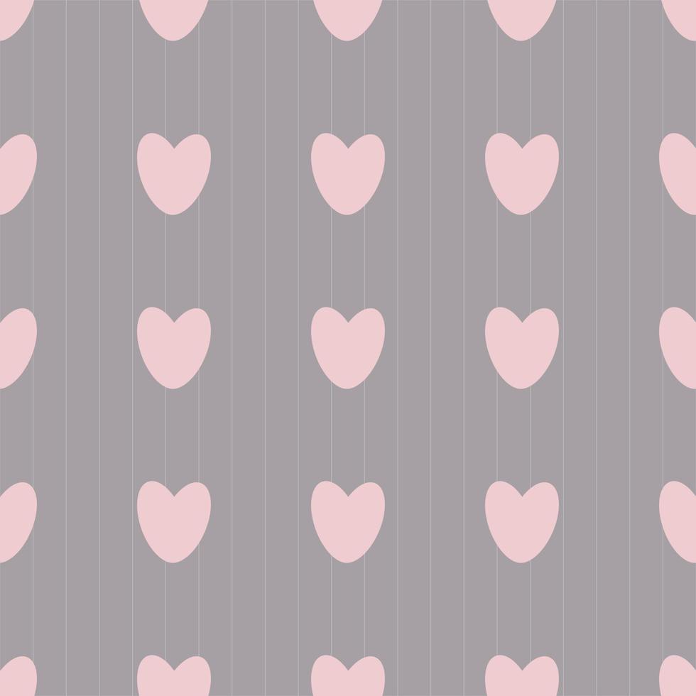 Gentle romantic seamless patterns with hearts. Modern romantic design for paper, textile, cover, fabric, interior decor and other users. vector