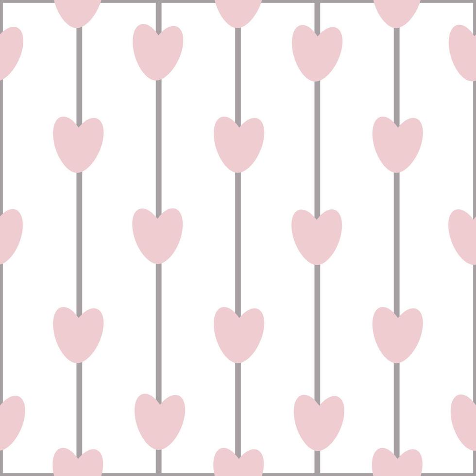 Gentle romantic seamless patterns with hearts. Modern romantic design for paper, textile, cover, fabric, interior decor and other users. vector