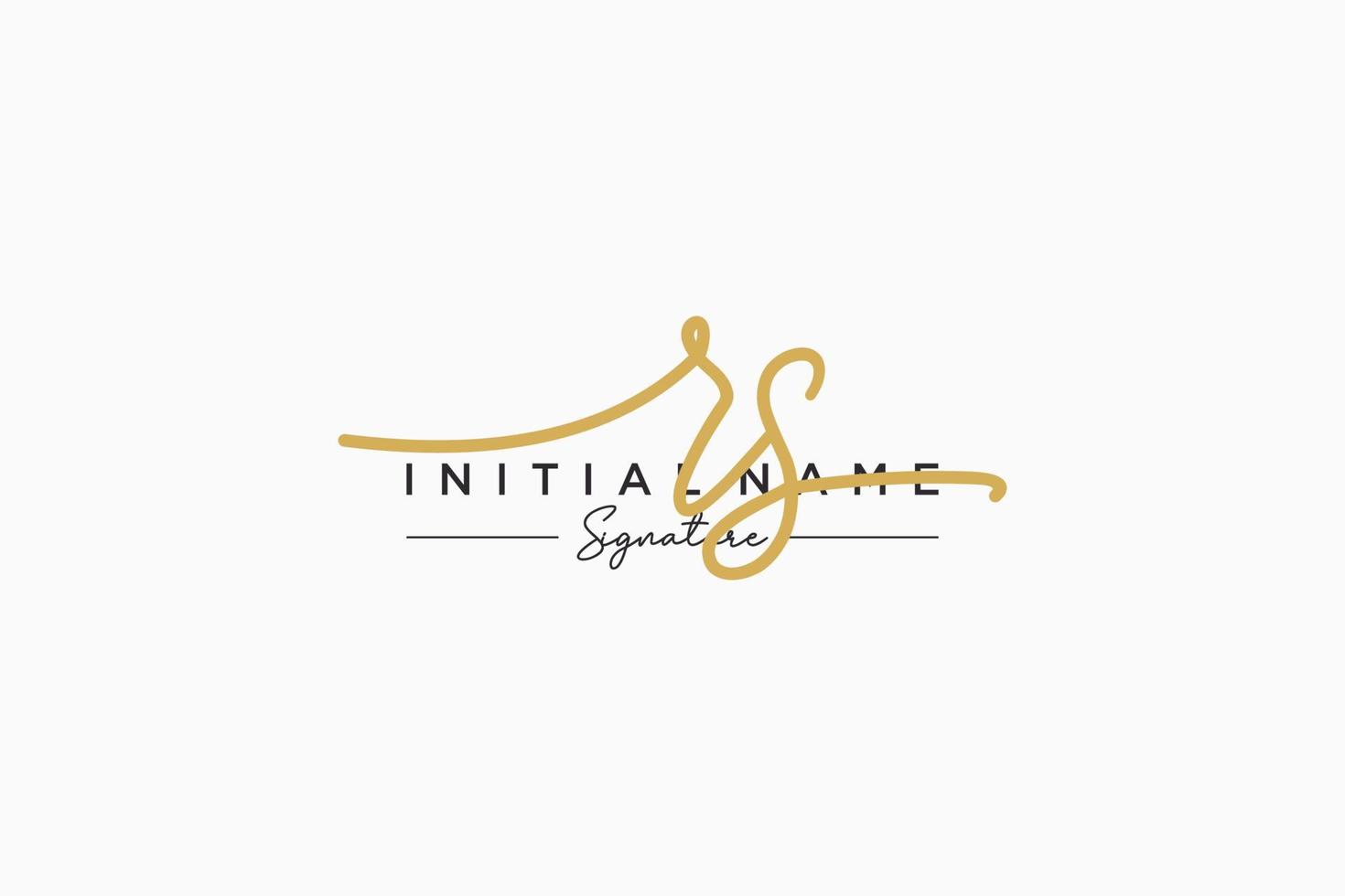 Initial RS signature logo template vector. Hand drawn Calligraphy lettering Vector illustration.