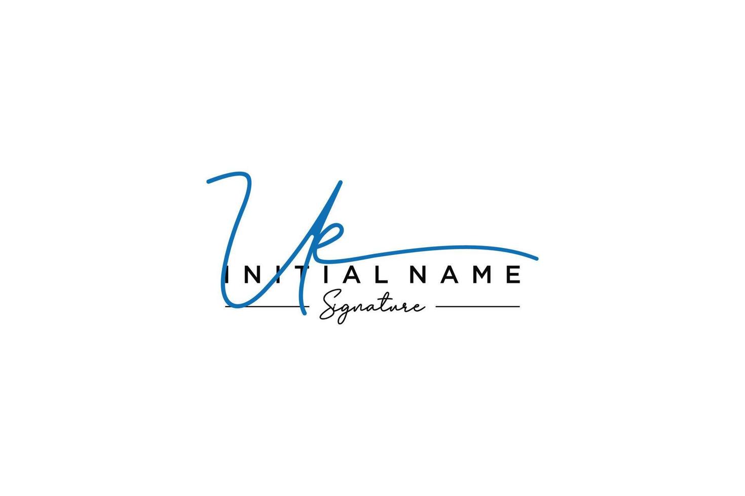 Initial UE signature logo template vector. Hand drawn Calligraphy lettering Vector illustration.