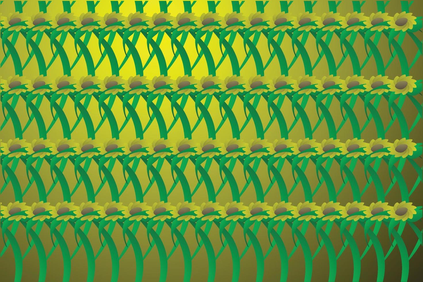 Modern abstract background of nature with sun flower vector
