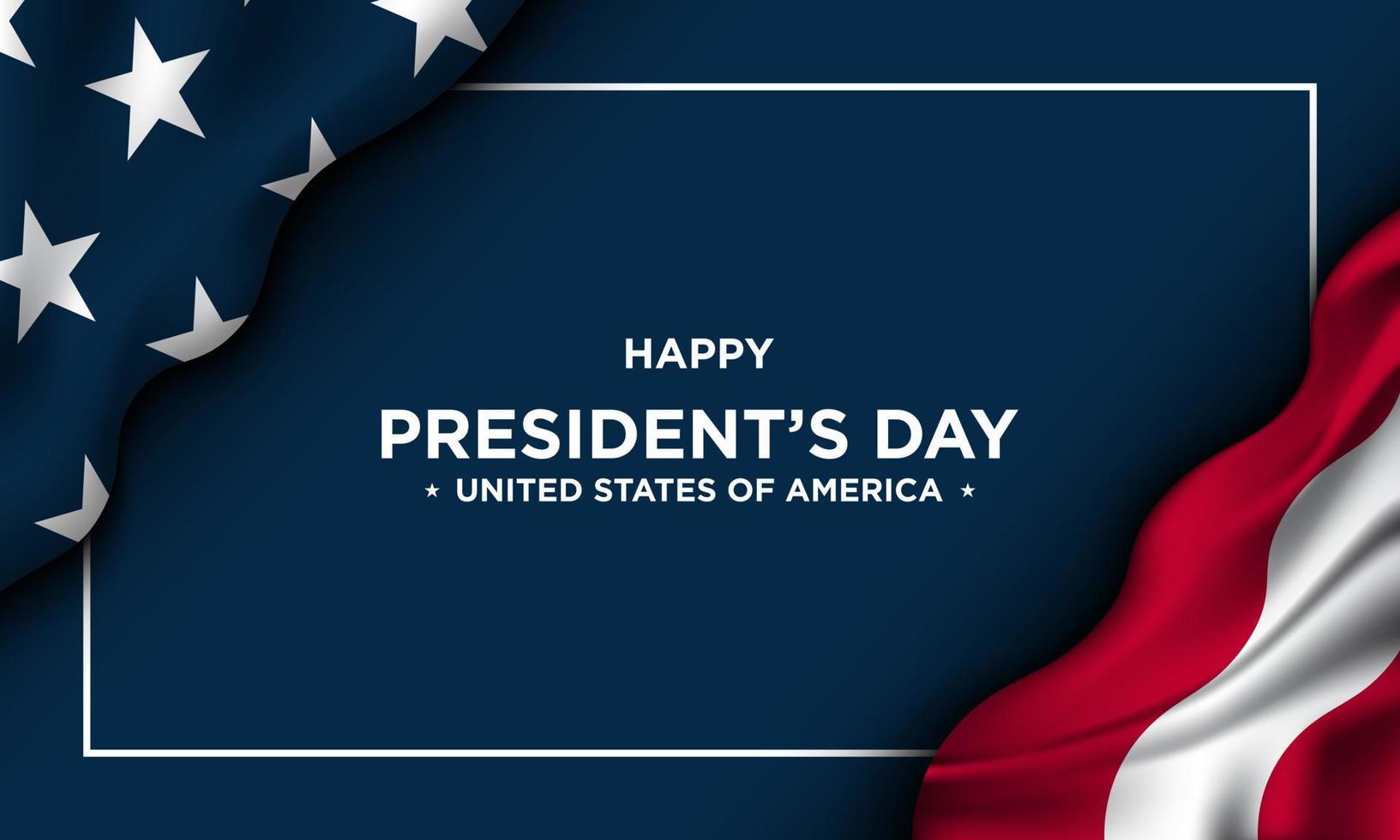 President's Day Background Design. vector