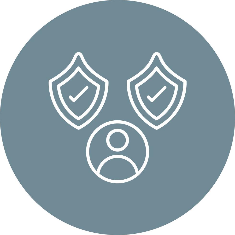 Selection Line Circle Background Icon vector
