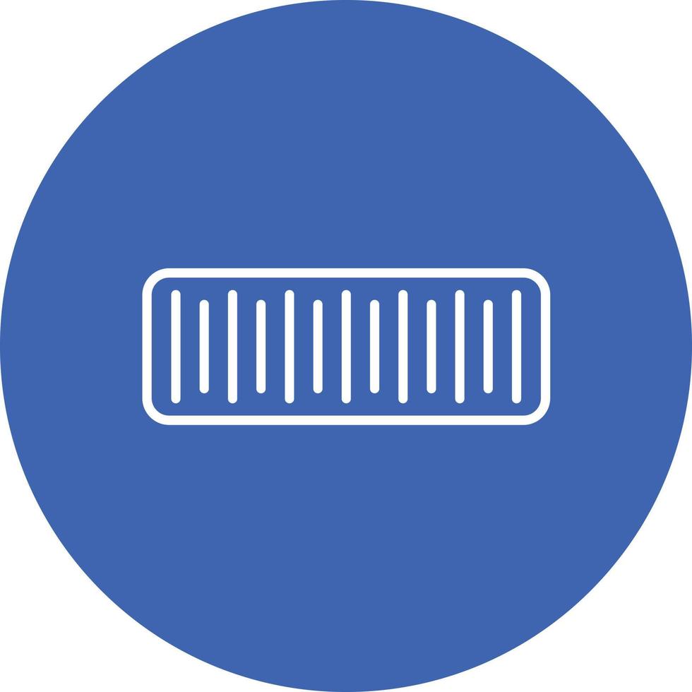 Serialization Line Circle Background Icon vector