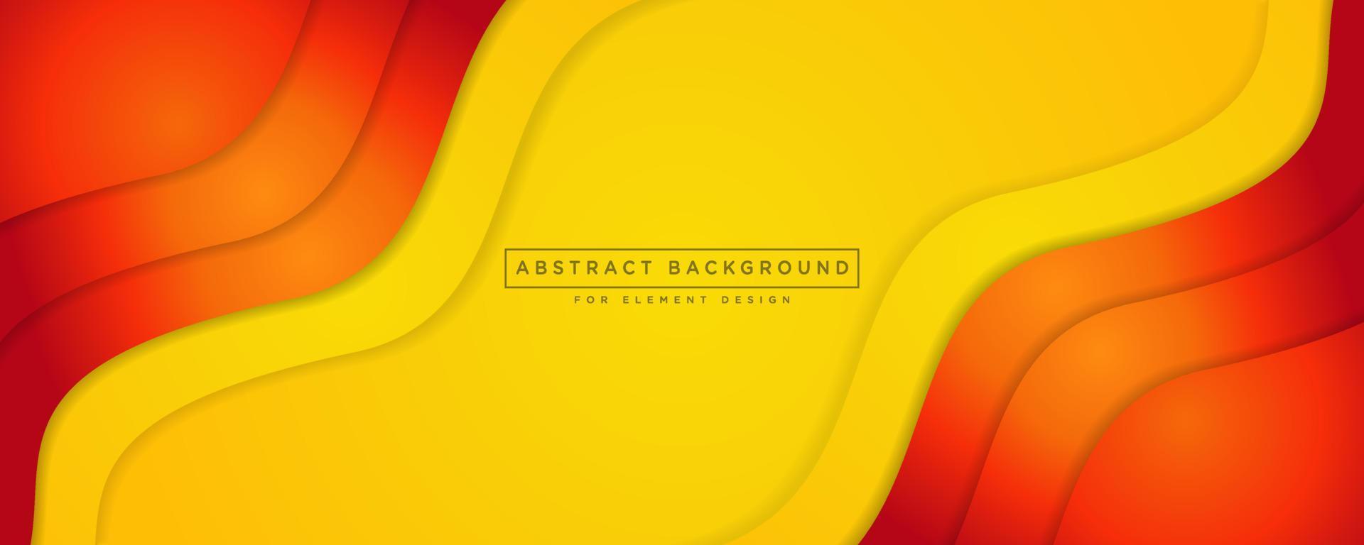 Abstract background vector with layer shape wave ornament concept