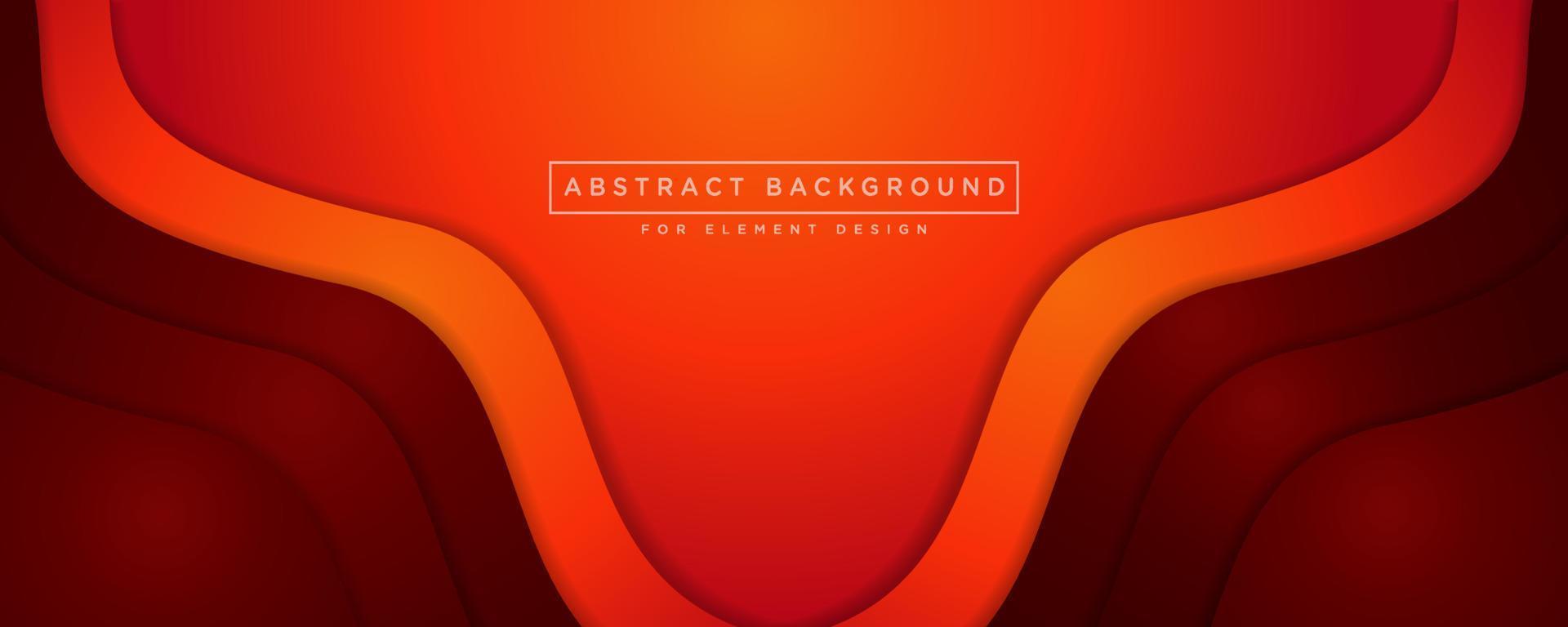 Abstract background vector with layer shape wave ornament concept