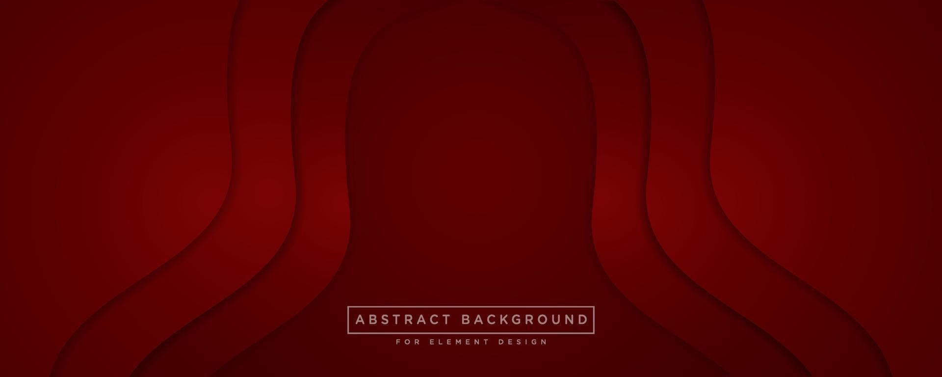 Abstract background vector with layer shape wave ornament concept