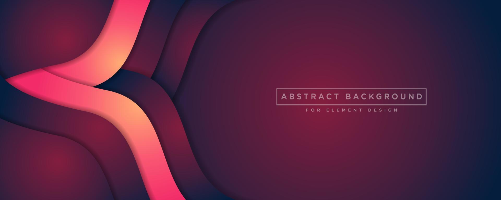 Abstract background vector with layer shape wave ornament concept