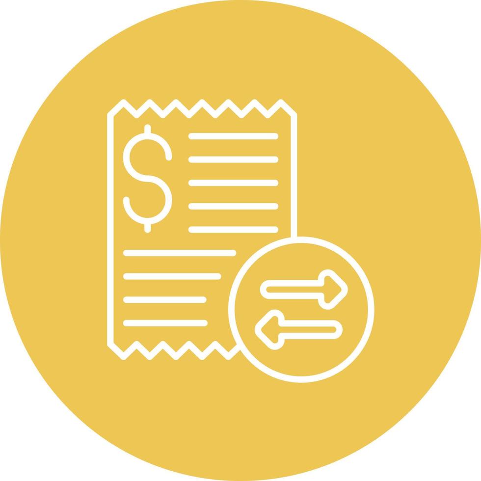 Transaction Fee Line Circle Background Icon 17718494 Vector Art at Vecteezy