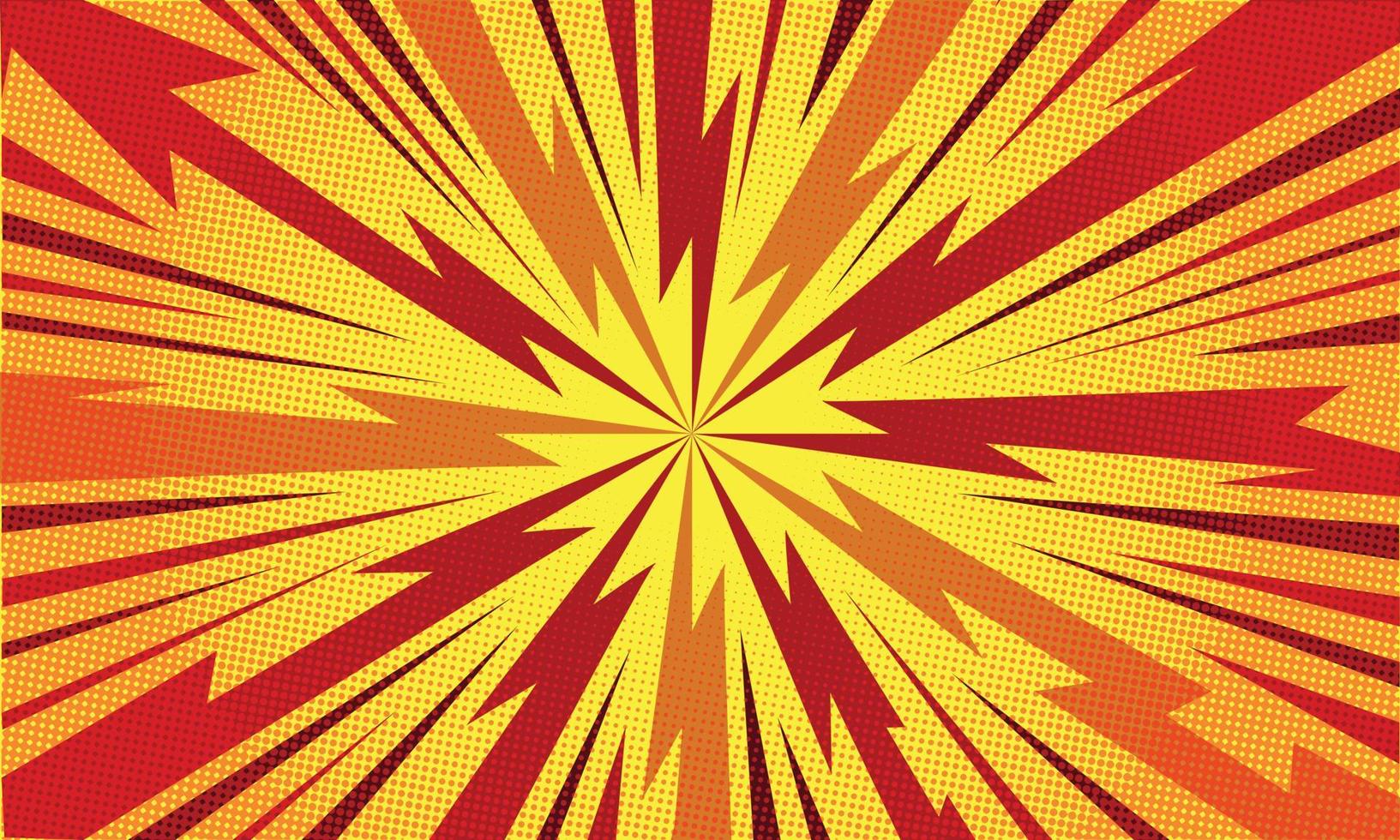 Comic Explosive Twisted Superhero Background vector