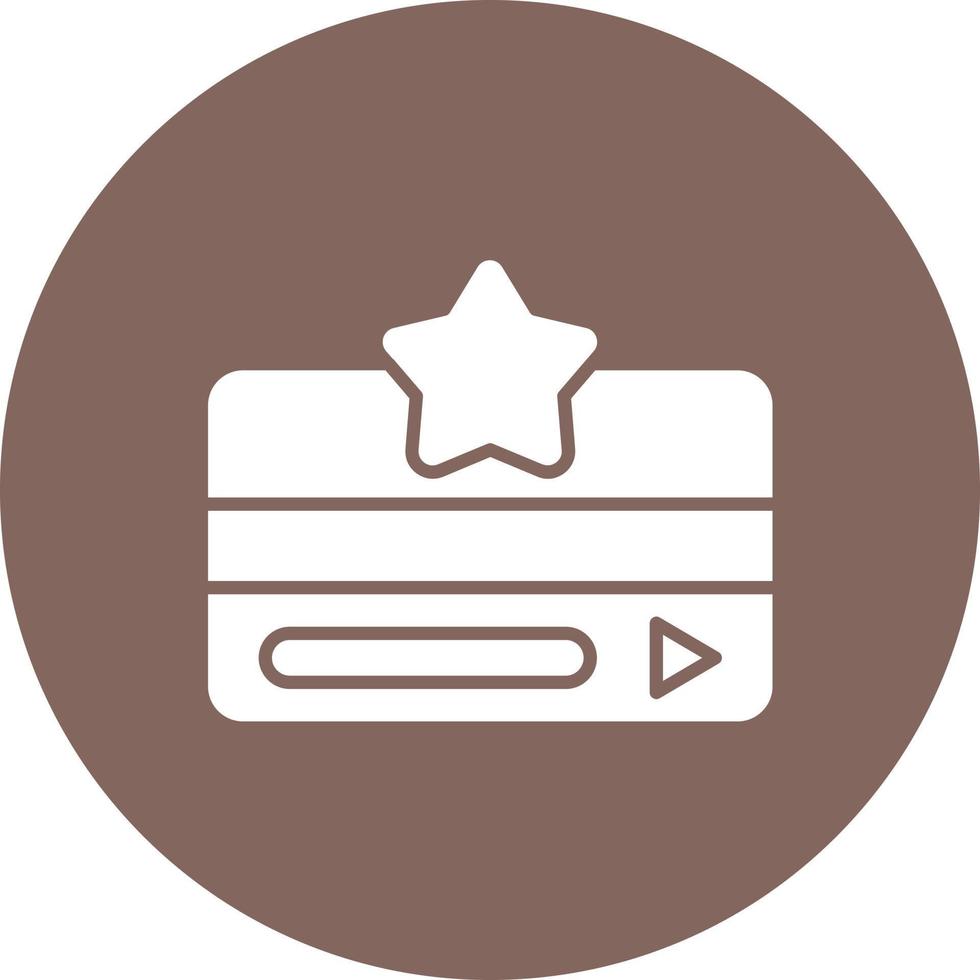 Loyalty Card Glyph Circle Background Icon vector