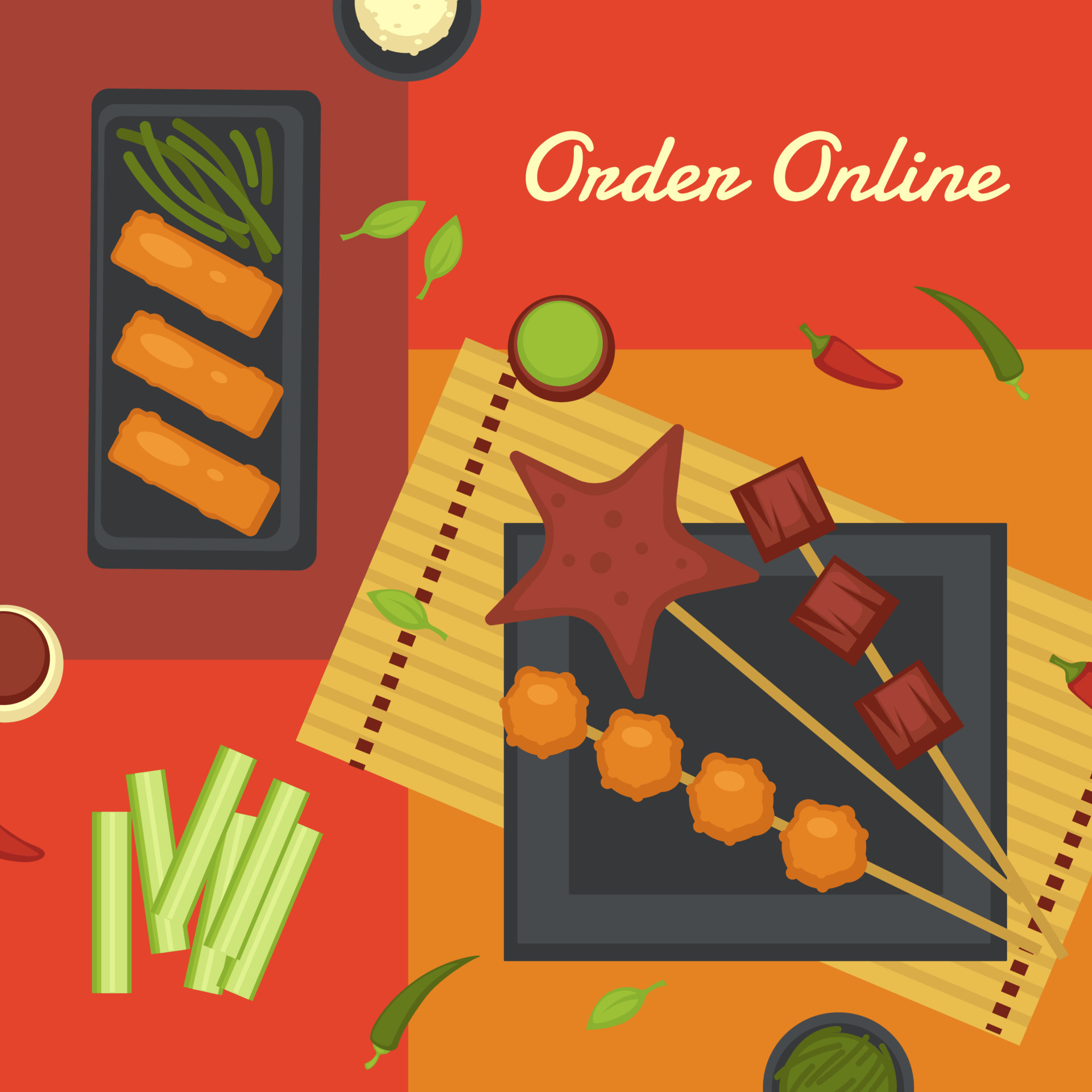 Order Online Chinese Food Asian Meals Vector 17720495 Vector Art At order-online-chinese-food-asian-meals-vector-17720495-vector-art-at