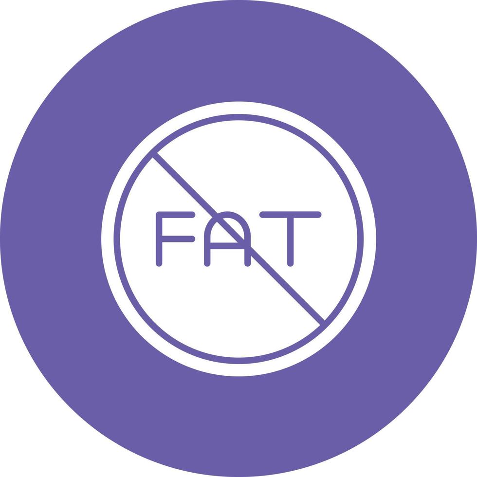 Low Fat Diet Glyph Circle Background Icon vector