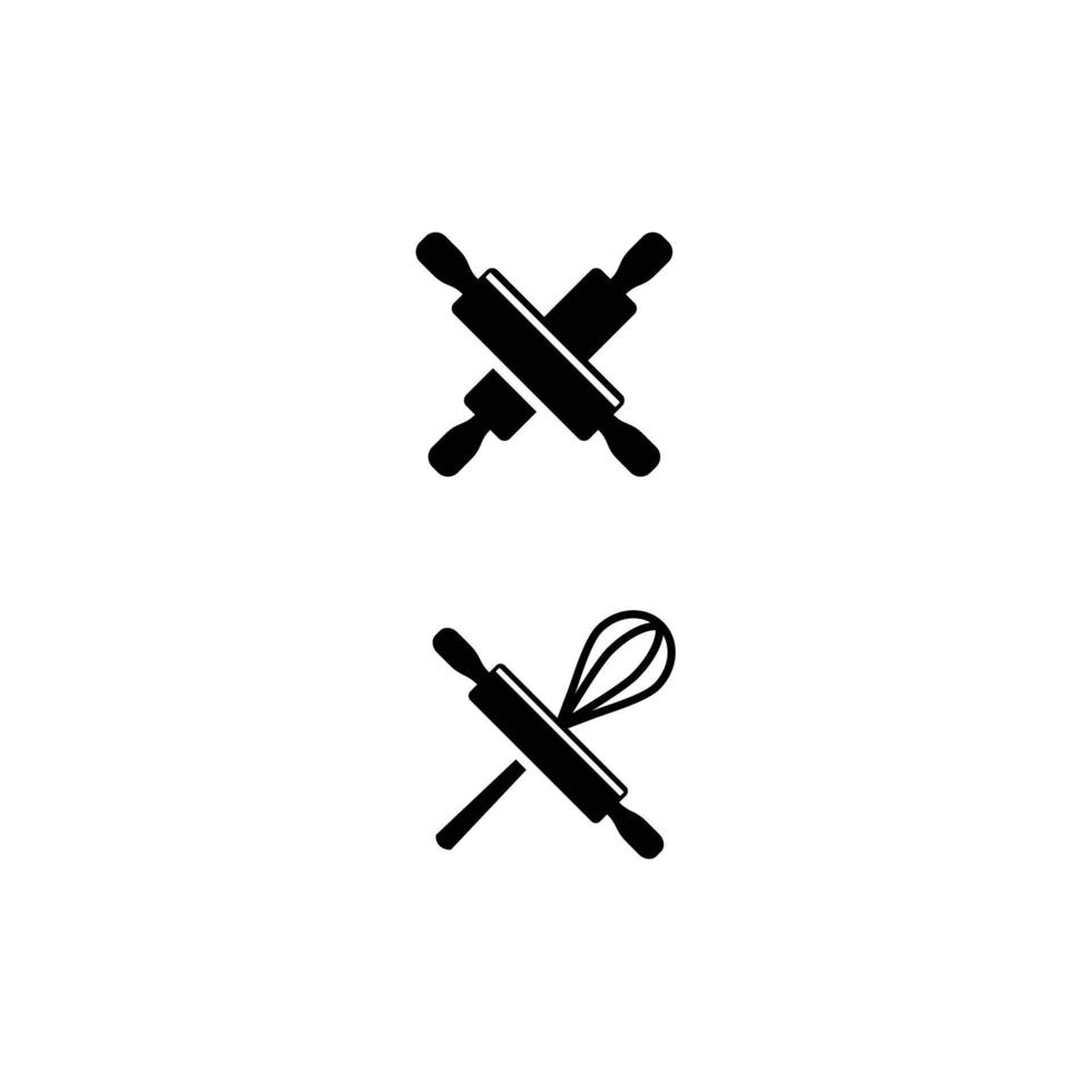 logotipo de símbolo de icono de etiqueta de panadería vector