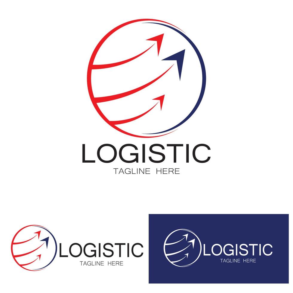 logistics logo icon illustration vector design  distribution symbol  delivery of goods  economy  finance