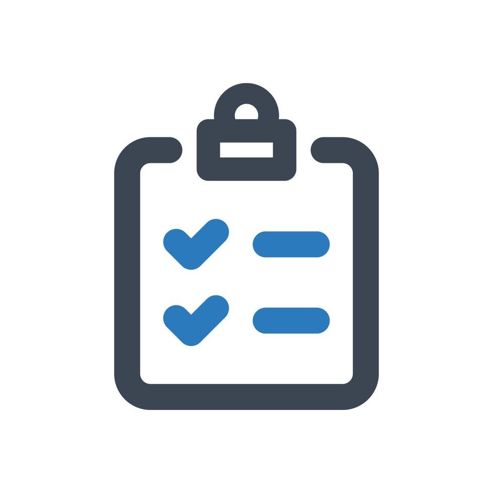 Checklist icon - vector illustration . Audit, Report, Survey, Questionnaire, Exam, Task, Todo list, check, list, line, outline, icons .
