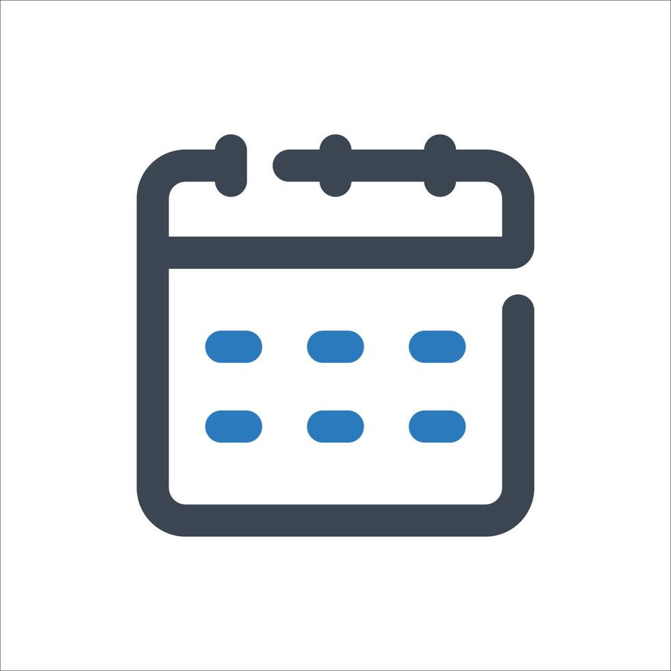 Calendar icon - vector illustration . Calendar, Date, Event, Schedule, Time, Appointment, Day, Month, line, outline, icons .