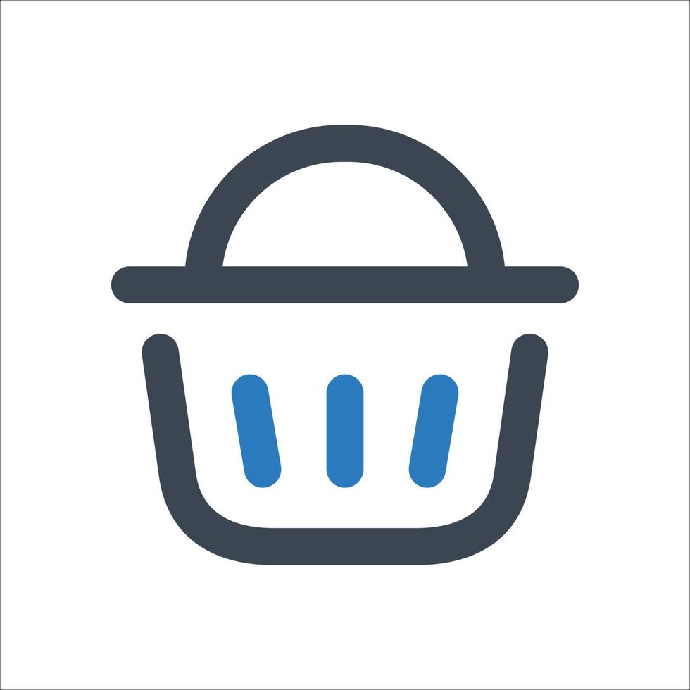 Basket icon - vector illustration Basket, Buy, Cart, Shopping, Bag, Shop, Store, line, outline, icons .