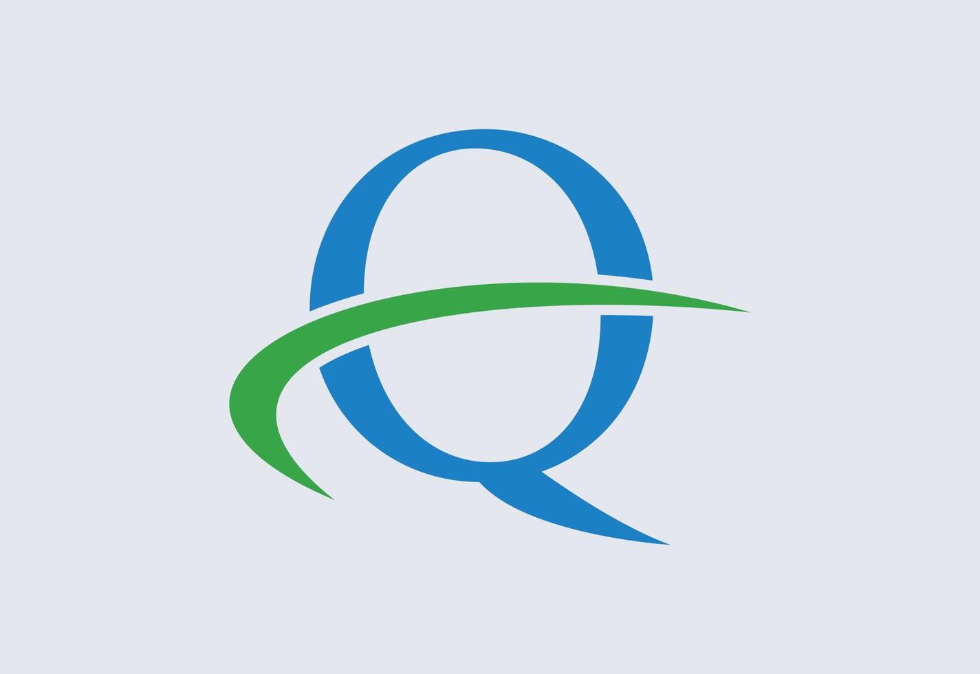 plantilla de diseño de logotipo de letra q, ilustración vectorial vector