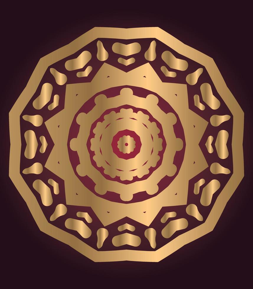 luxury ornamental mandala design background vector