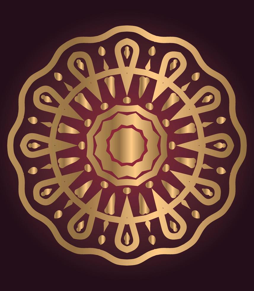 luxury ornamental mandala design background vector