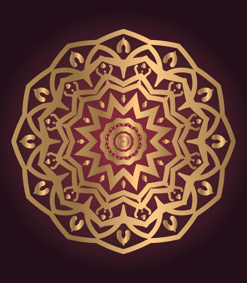 luxury ornamental mandala design background vector