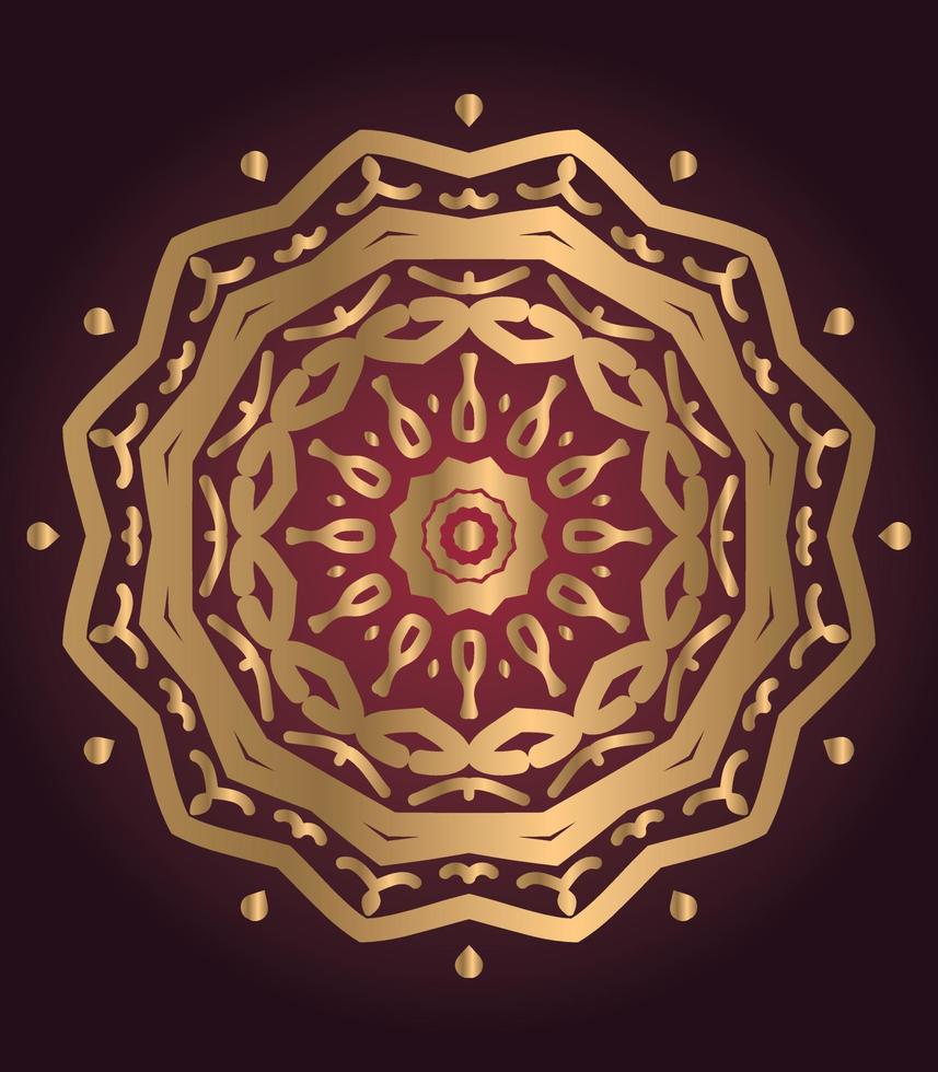 luxury ornamental mandala design background vector