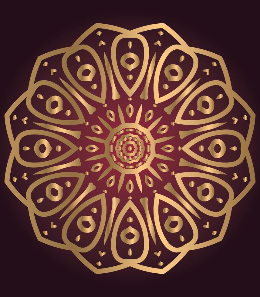 luxury ornamental mandala design background vector