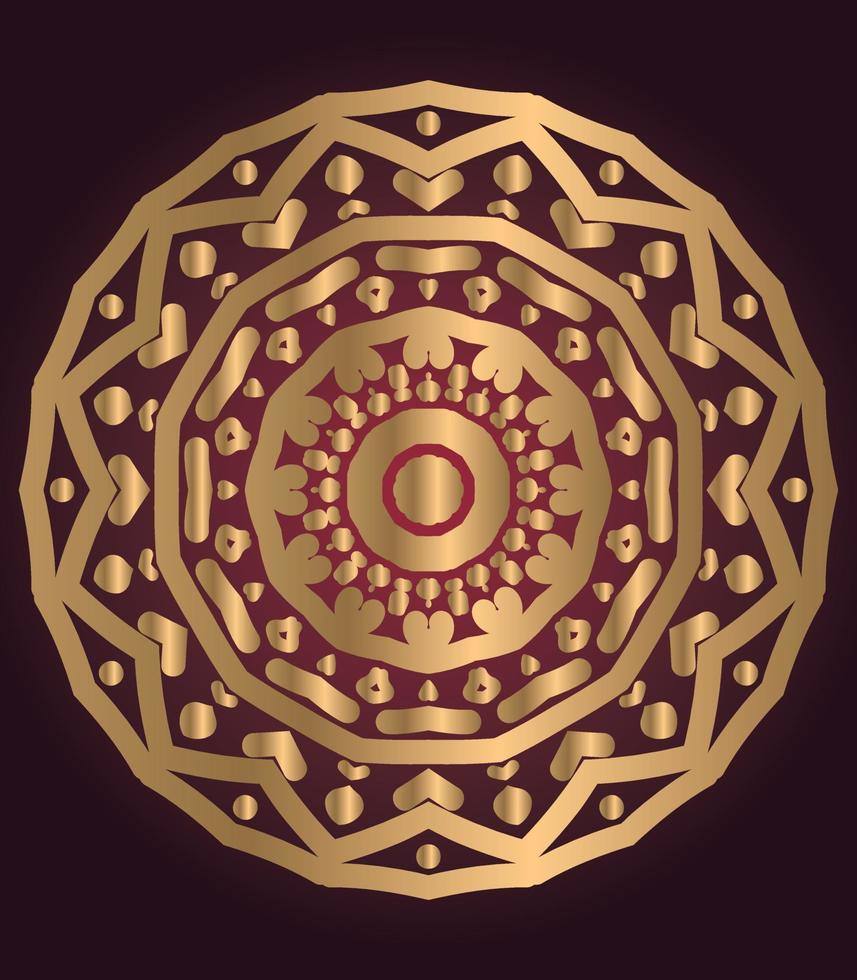 luxury ornamental mandala design background vector