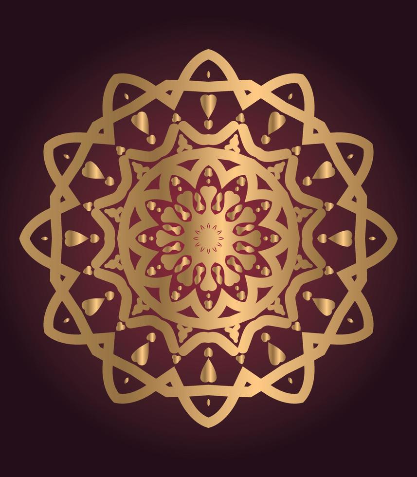 luxury ornamental mandala design background vector
