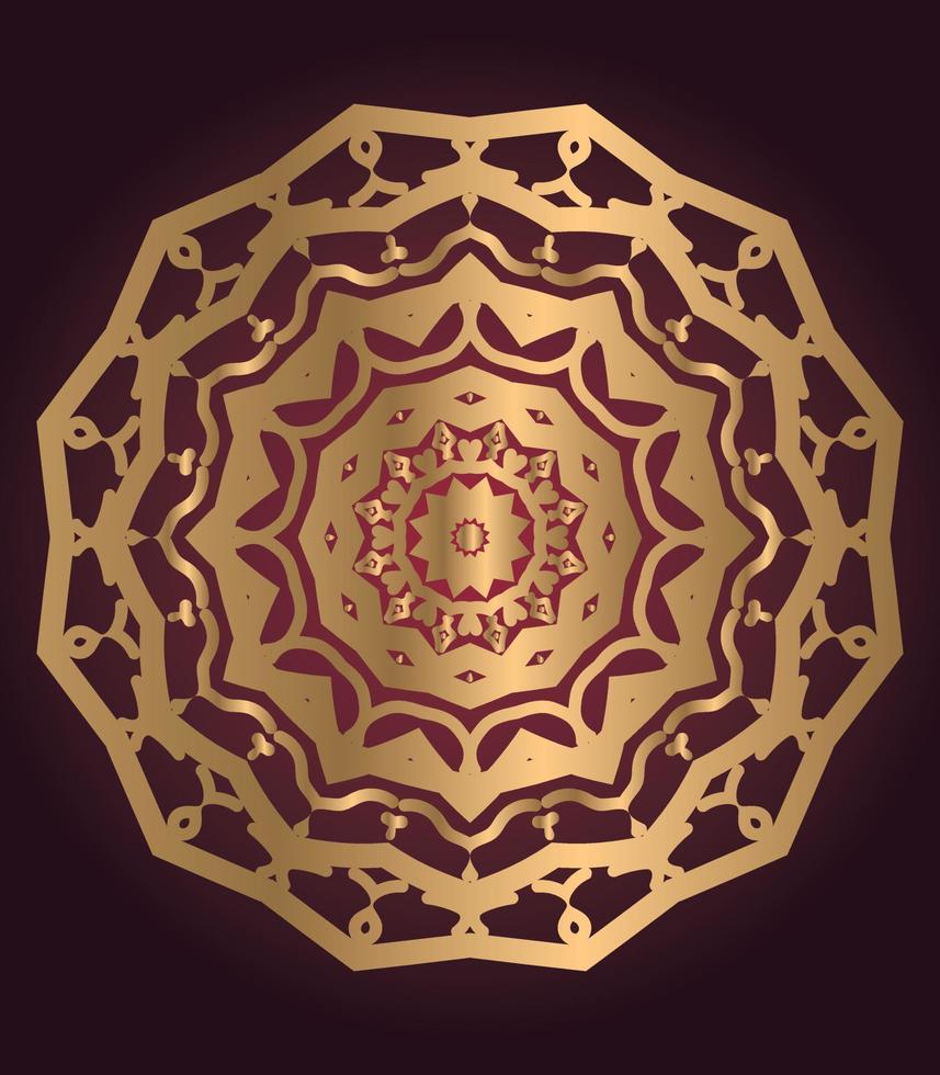luxury ornamental mandala design background vector