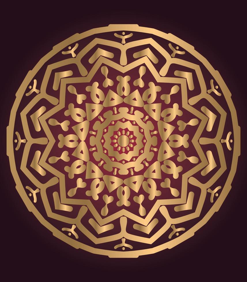 luxury ornamental mandala design background vector