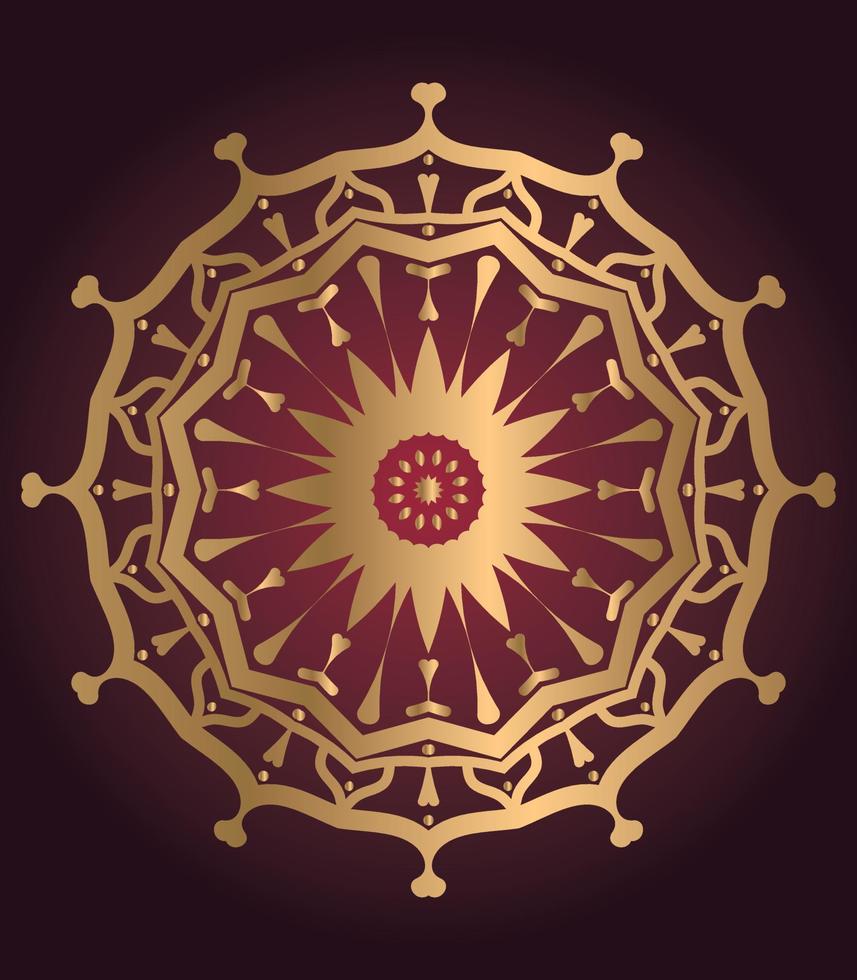 diseño de mandala de lujo vector