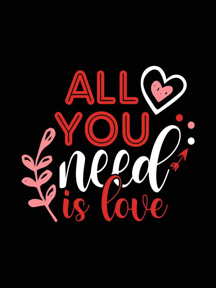 ALL YOU NEED IS LOVE vactor vector