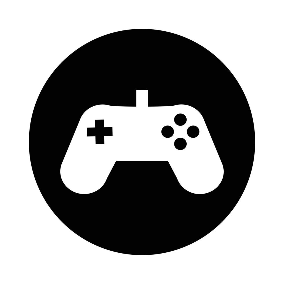 game icon in round shape vector