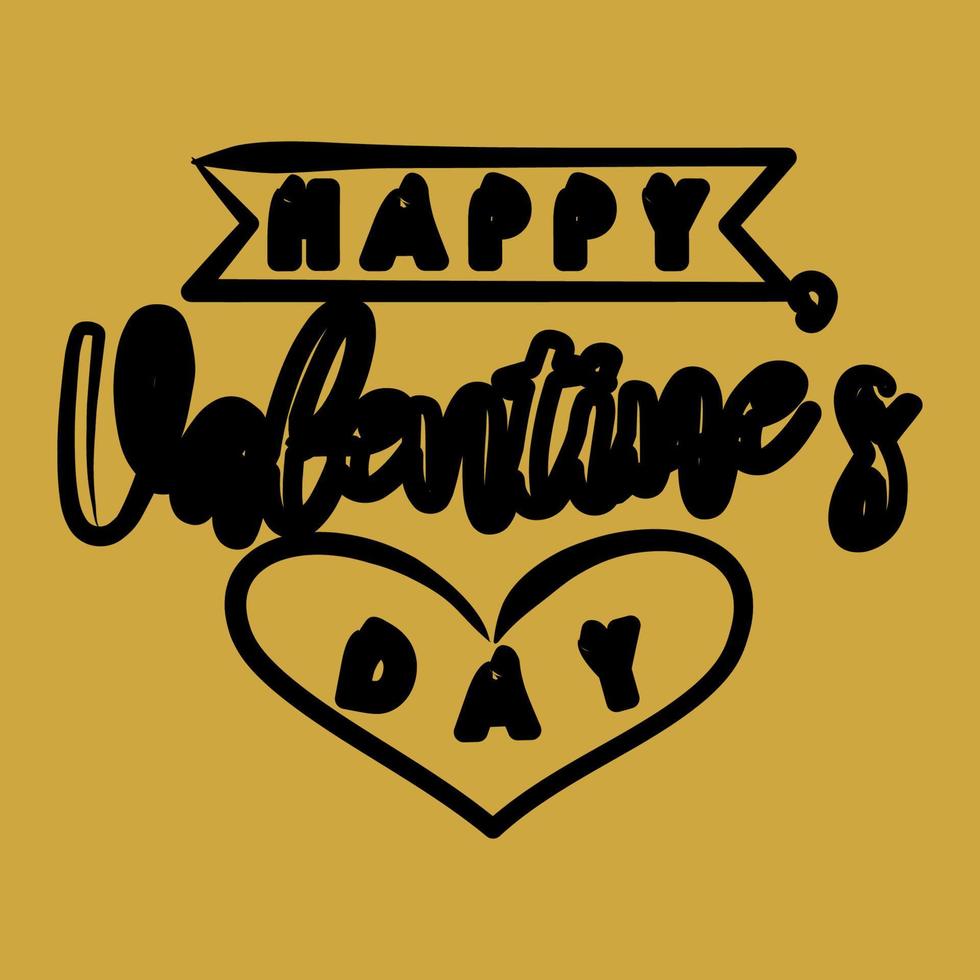 Icon happy valentine day. Valentine day celebration elements. Icons in hand drawn style. Good for prints, posters, logo, party decoration, greeting card, etc. vector