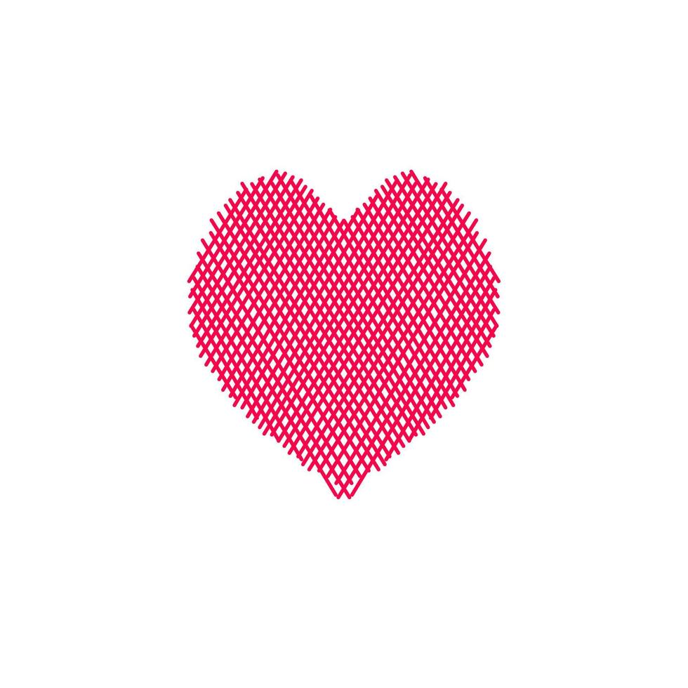 Love icon design, simple icon with elegance concept, perfect for Valentine symbol or your bussiness logo vector