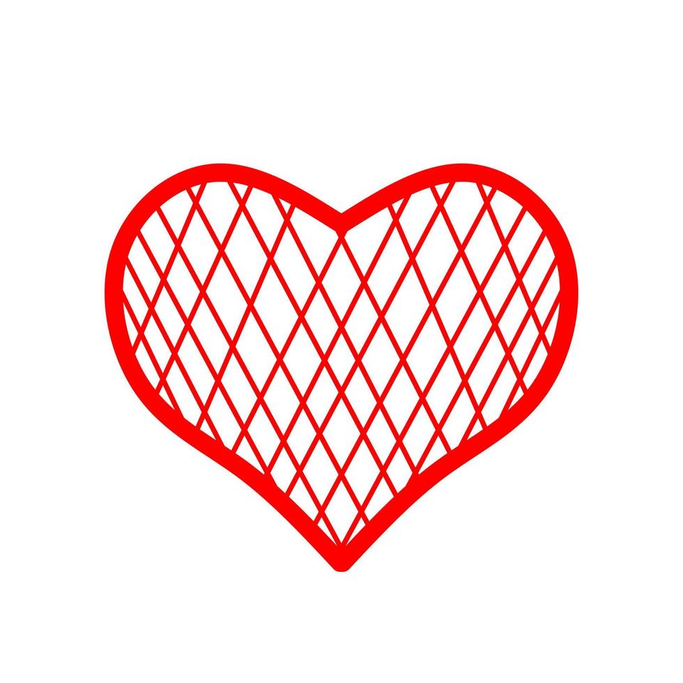 Love icon design, simple icon with elegance concept, perfect for Valentine symbol vector
