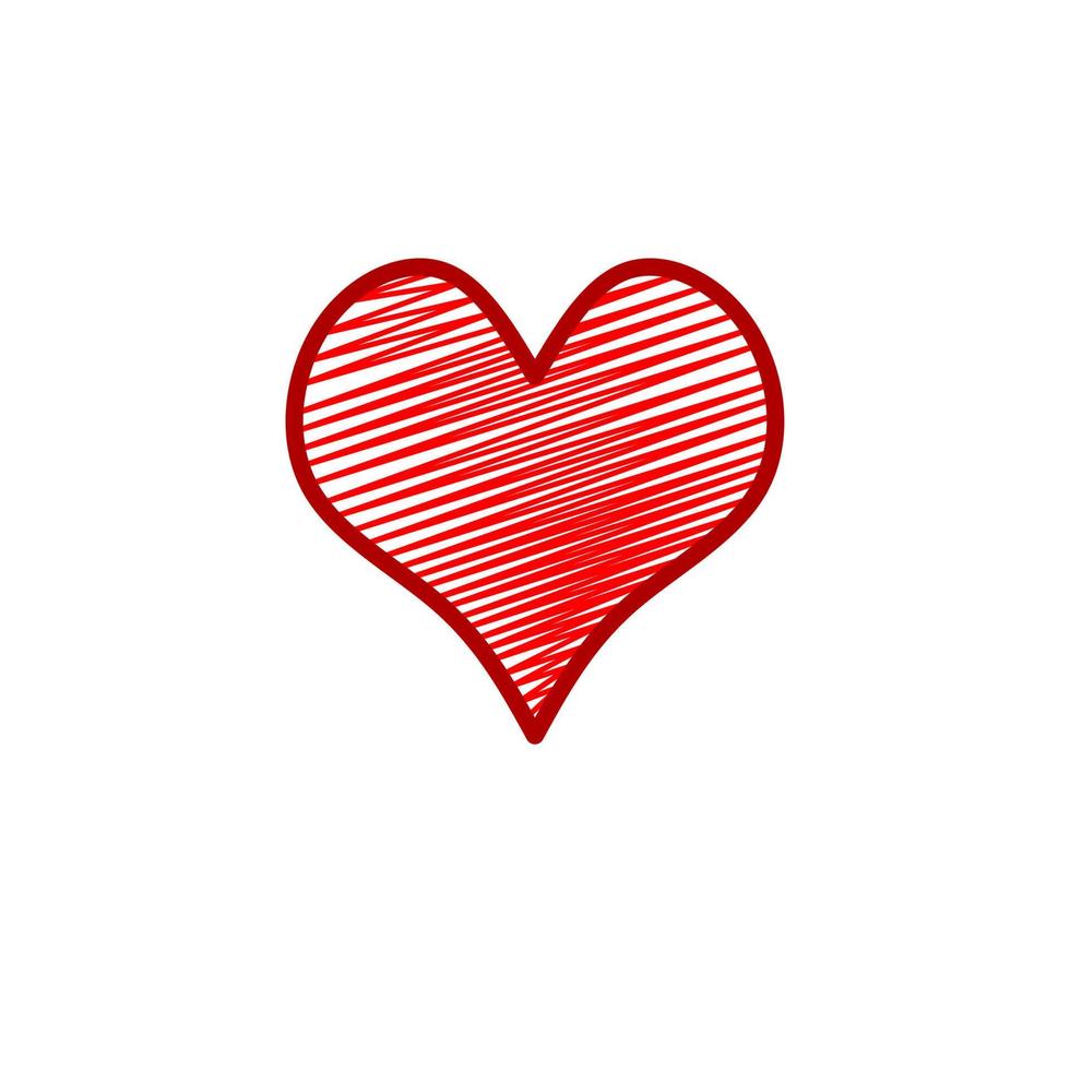 diseño de icono de amor, icono simple con concepto de elegancia, perfecto para el símbolo de San Valentín vector