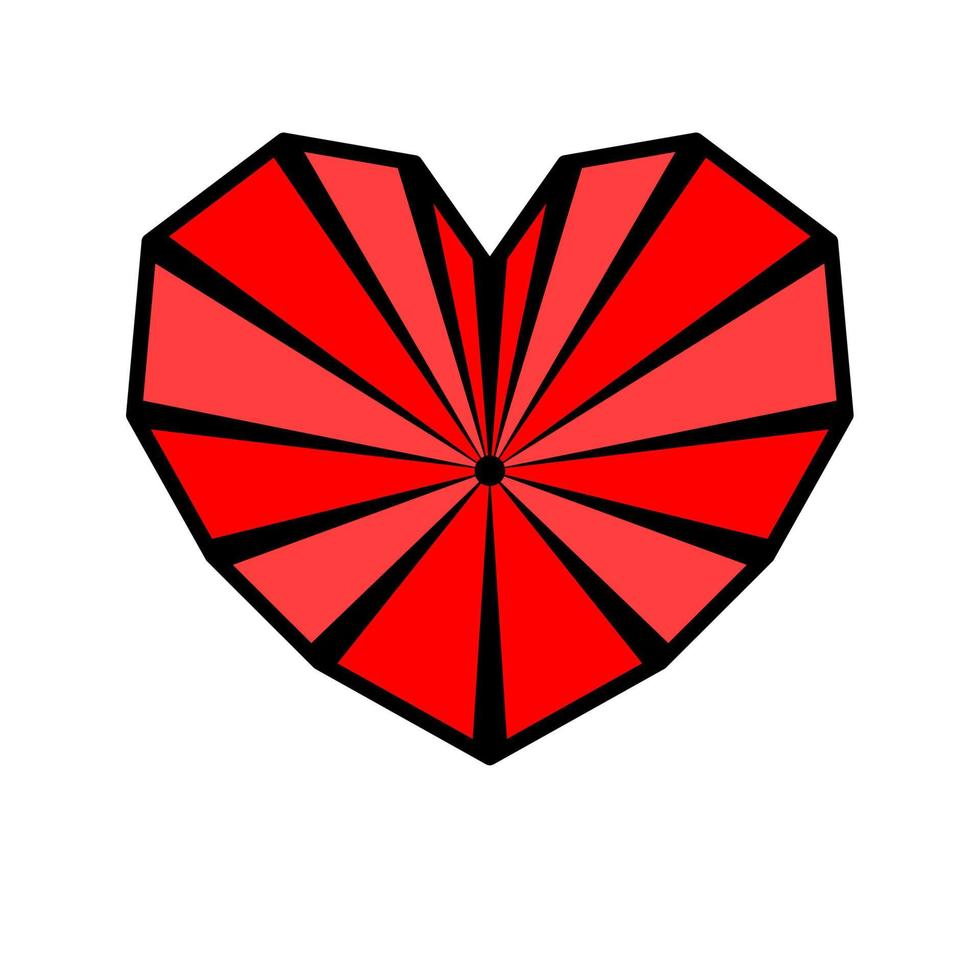 Love icon design, simple icon with elegance concept vector