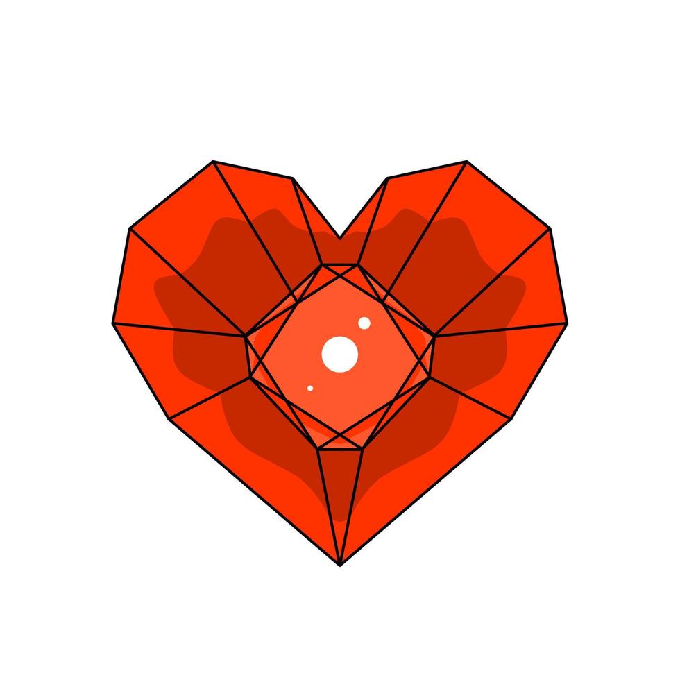 diseño de icono de amor, icono simple con concepto de elegancia vector