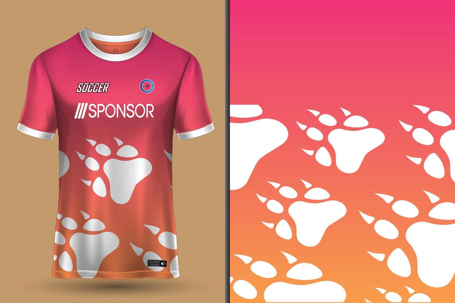 Sports jersey design for sublimation vector