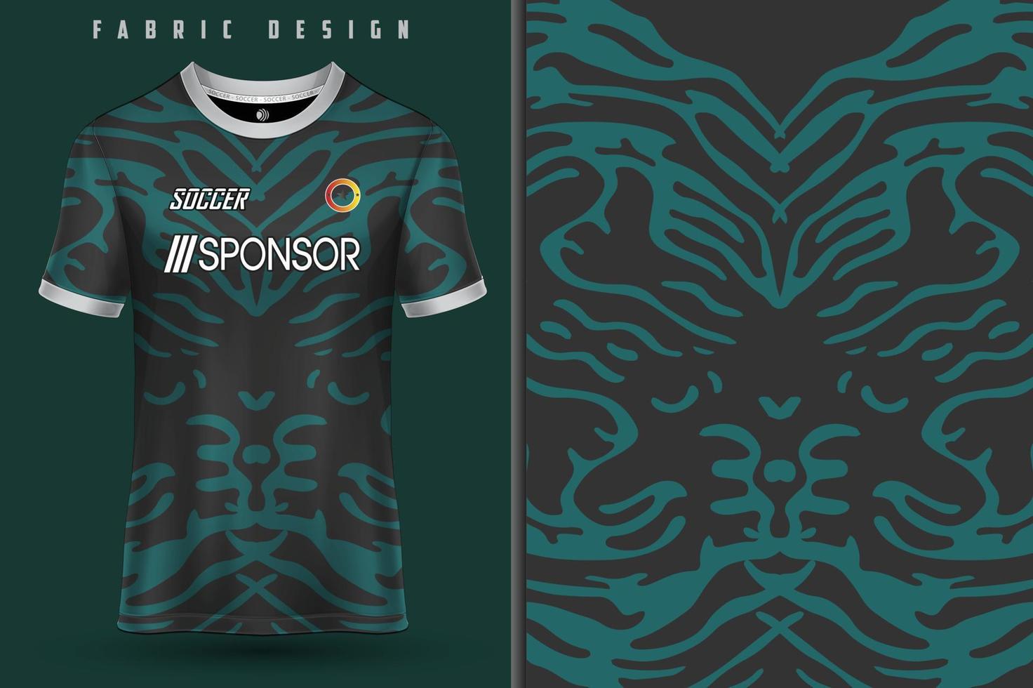 Sports jersey design for sublimation vector